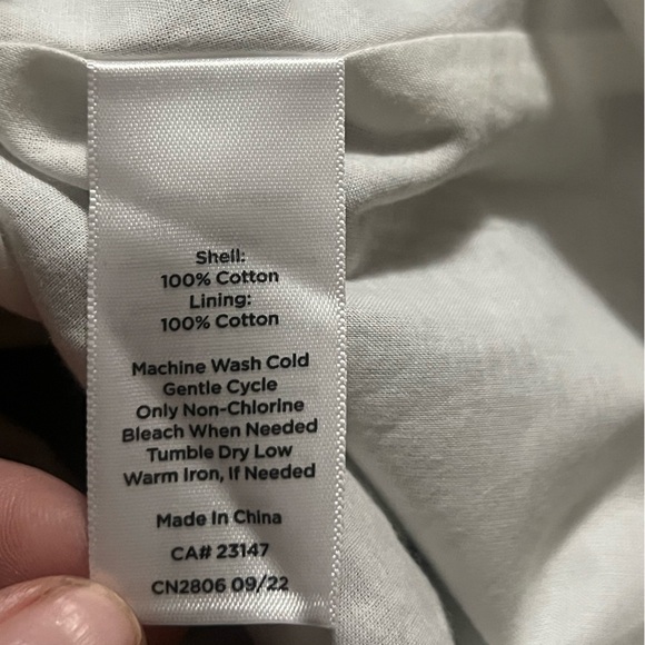 Talbots NWOT zinnia gingham fit & flare poplin midi dress in black white - Picture 13 of 13